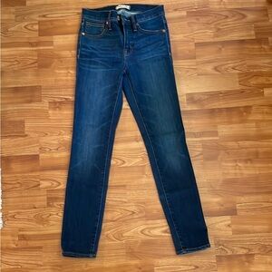Madewell denim jeans size 24 high rise skinny